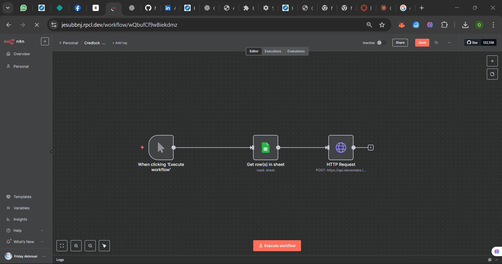 AI outbound call agent workflow in n8n